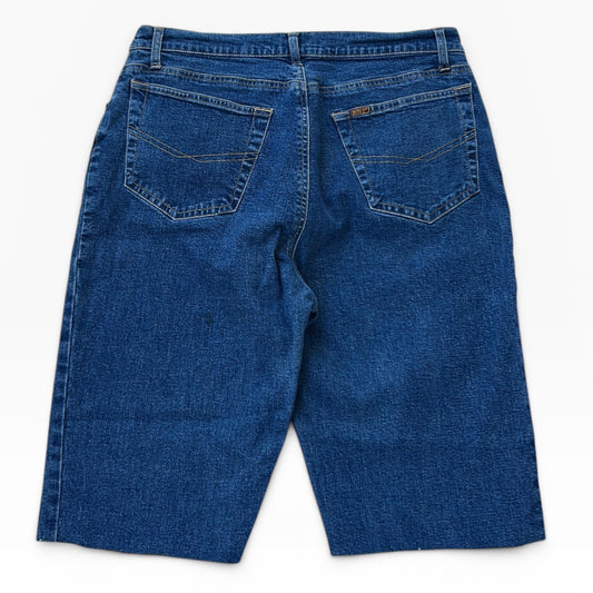 Rifle dark wash denim bermuda shorts