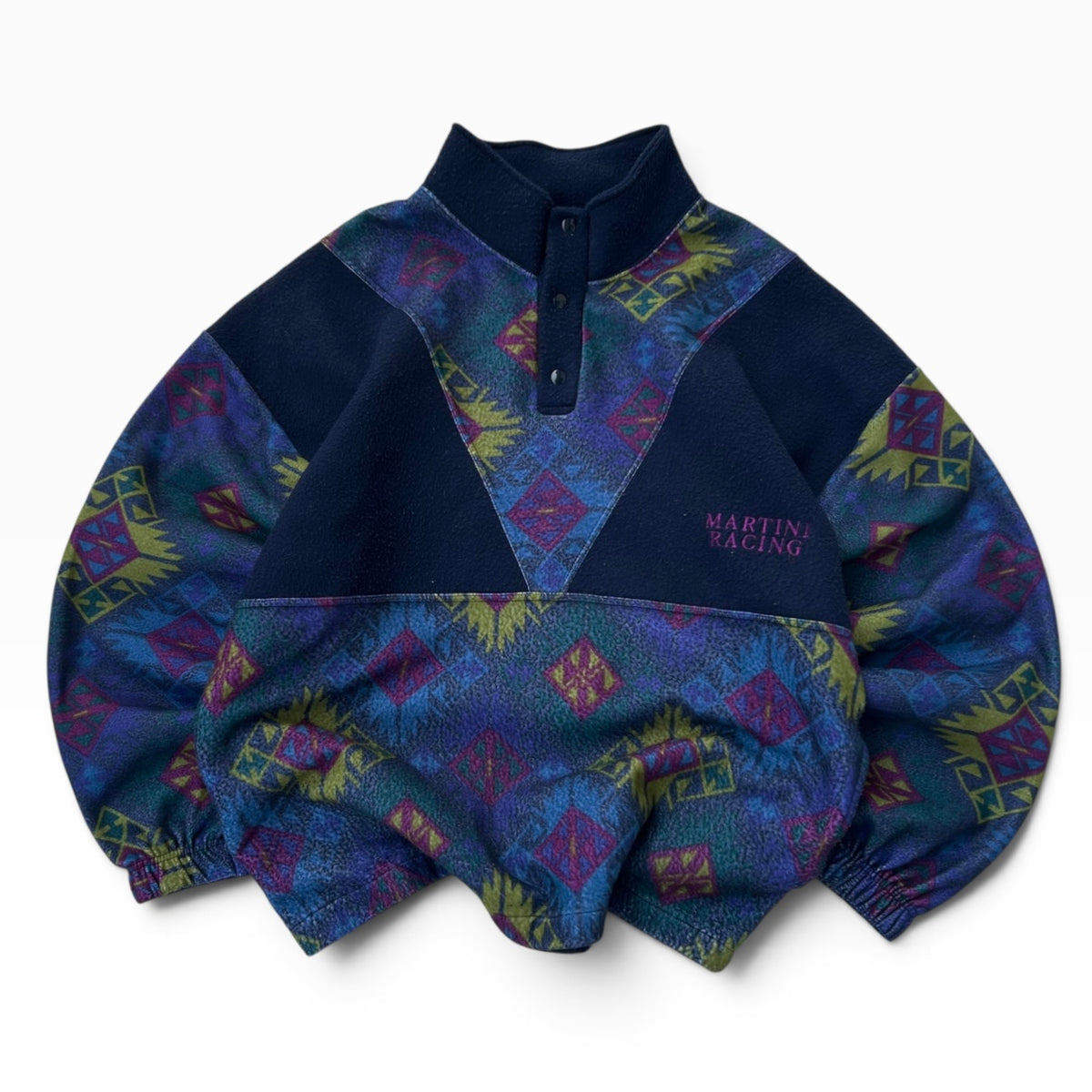 1/4 Button Martini racing made in Italy fleece