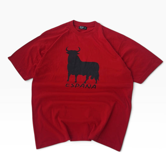 Espana bull red grpahic tee