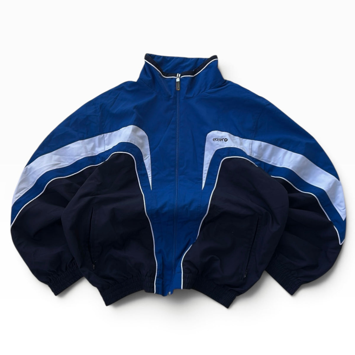 Black & Blue vintage shell full zip jacket