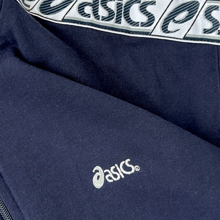 Asics navy side graphics jacket