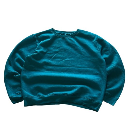 Teal Plain Sweatshirt