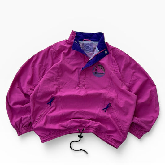 Mammut vintage 1/4 Zip Hot pink adjustable overshirt