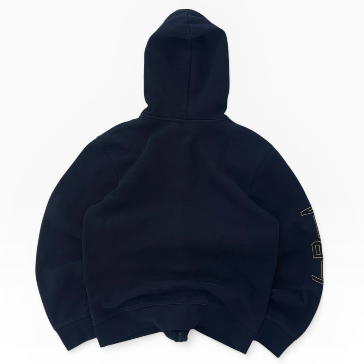 Air Jordan Black hooded jacket with embroidered logo