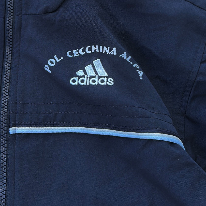 Adidas navy full zip track jacket