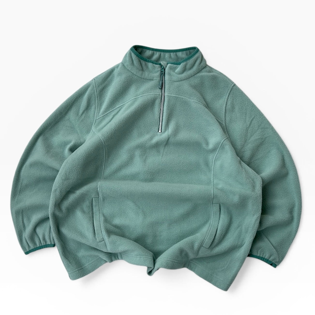 Mint vintage 1/4 Zip Fleece