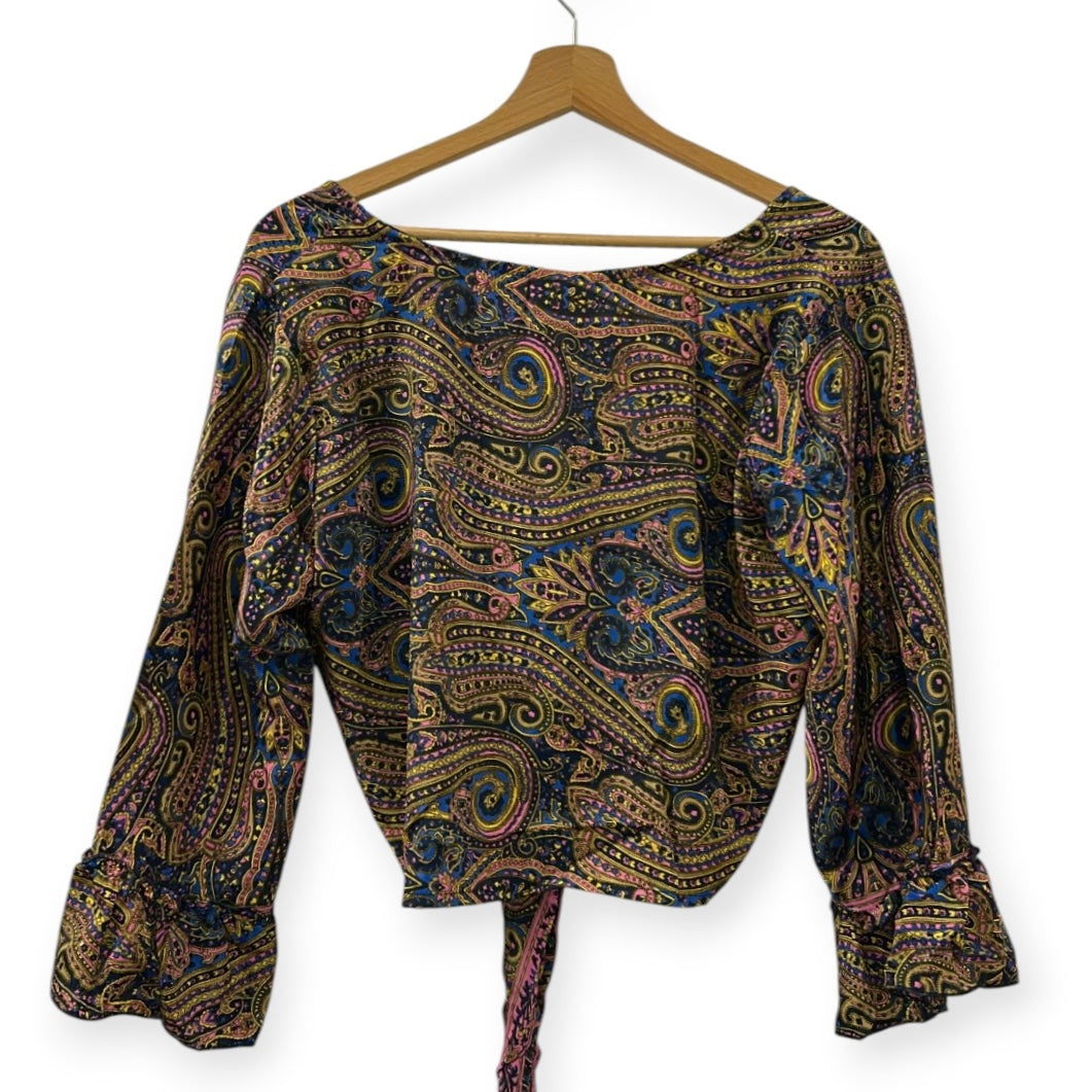 Dead stock retro coloublock tie top