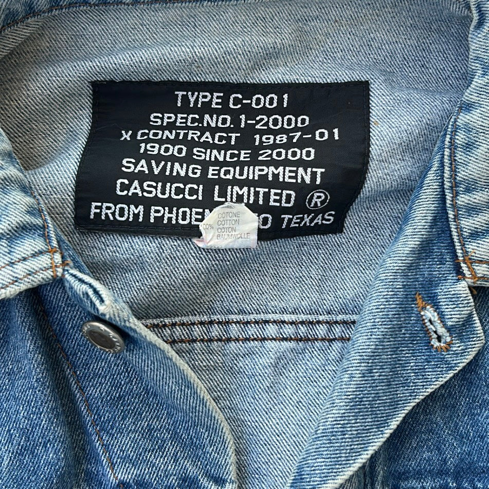 Cassuci Mid wash denim jacket (Removable sleeves)