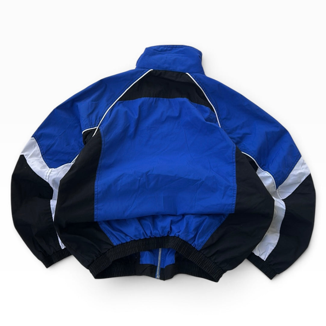 Crane Black & Blue vintage shell full zip jacket