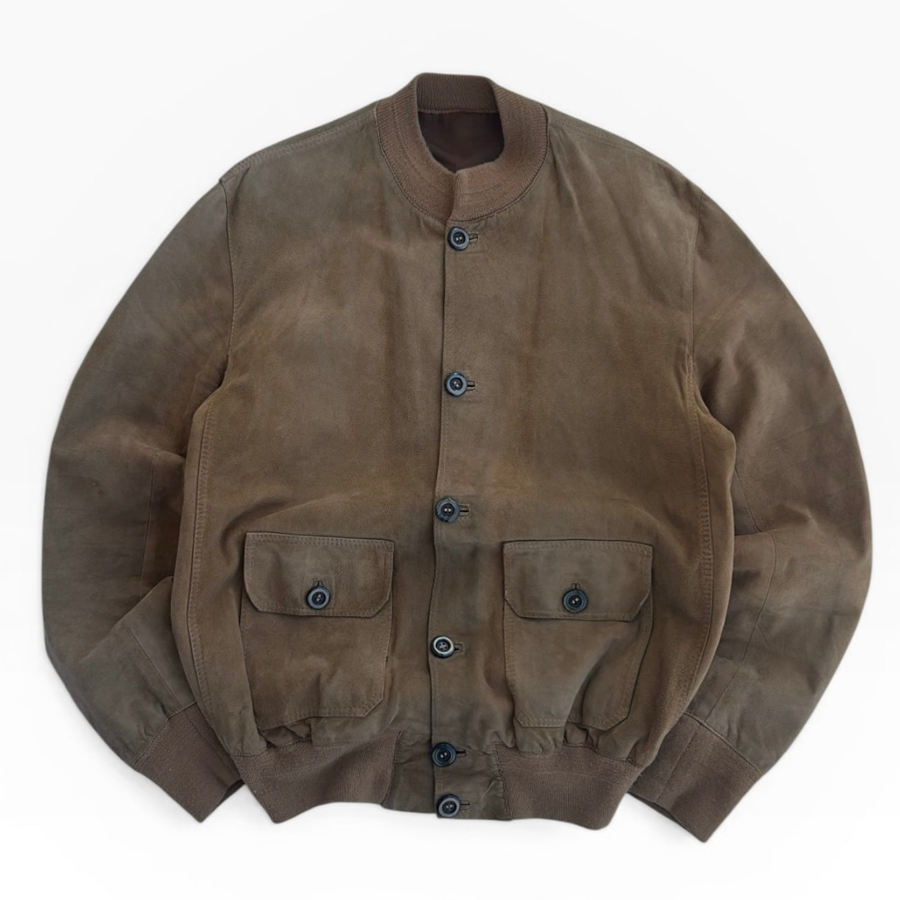 Camel full button bomber jacket