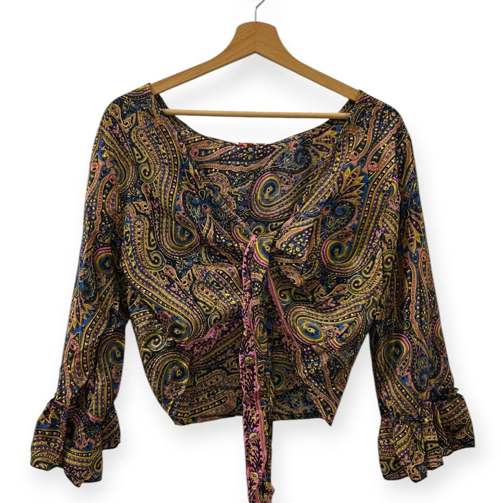 Dead stock retro coloublock tie top