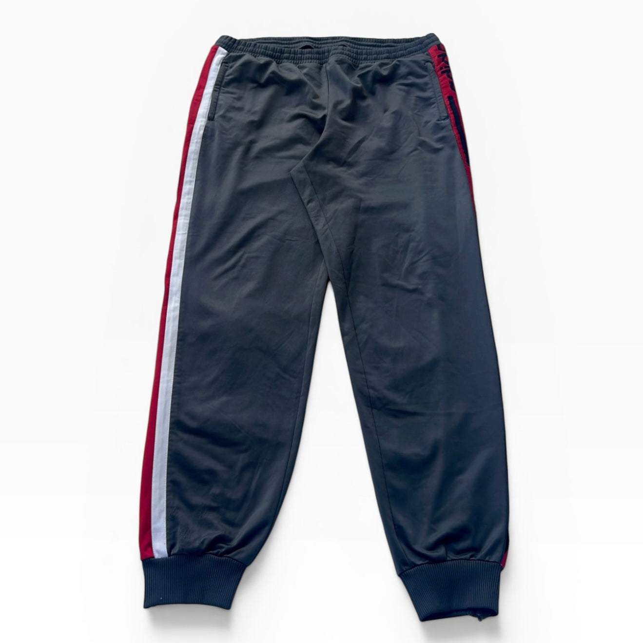 Adidas vintage grey adjustable track pants