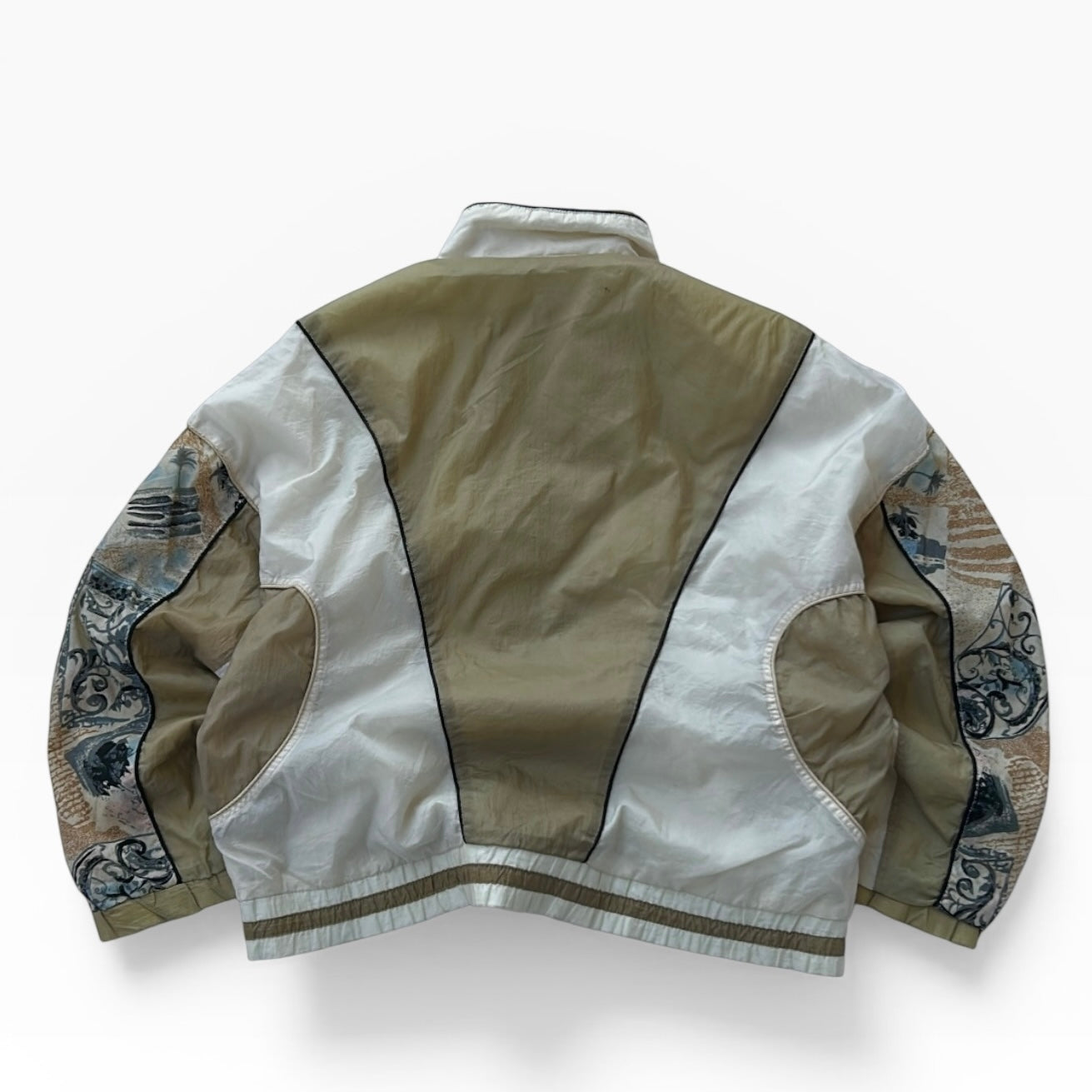 East West Full Zip patterned vintage shell jacket