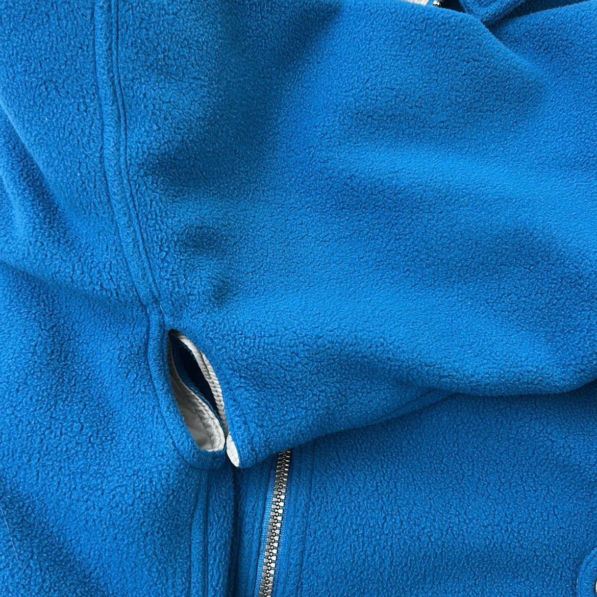 Nordica thick blue full zip fleece jacket