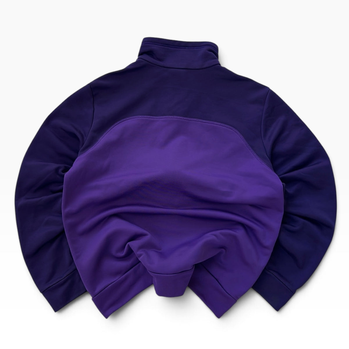 Adidas purple three stripe track jacket