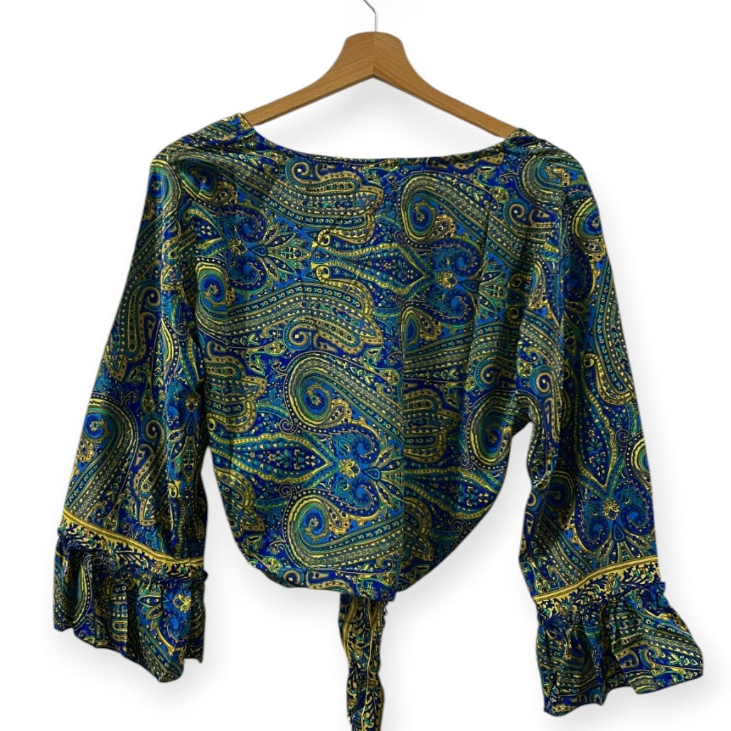 Dead stock retro coloublock tie top