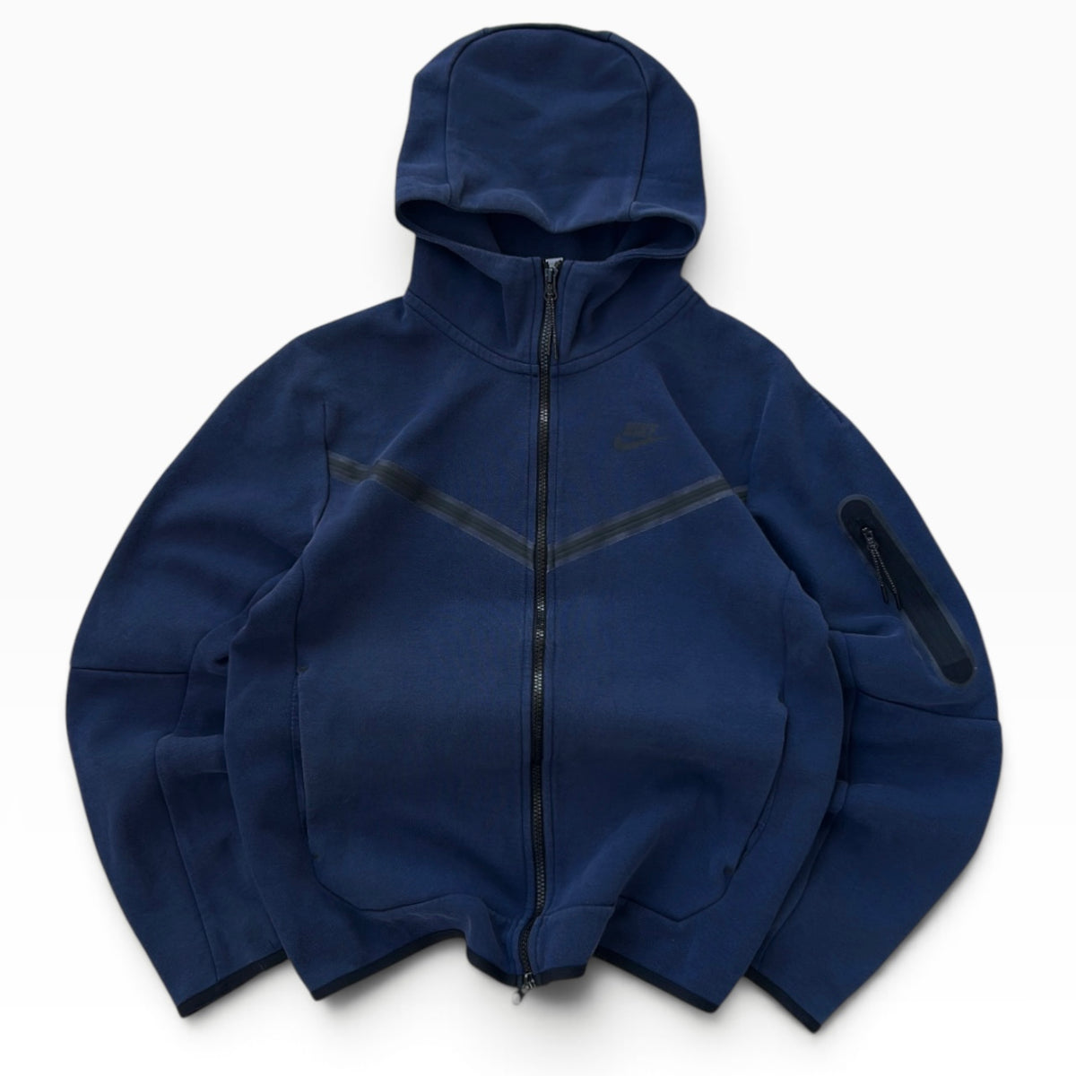 Nike tech fleece purple/navy full zip jacket