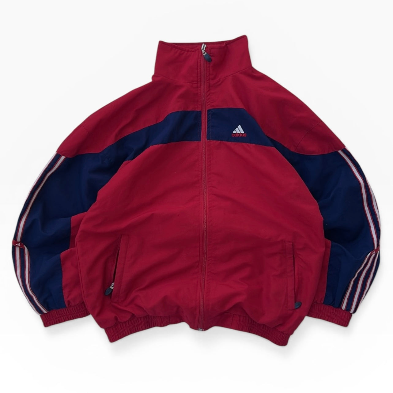 Vintage Adidas Red x Navy Shell Jacket