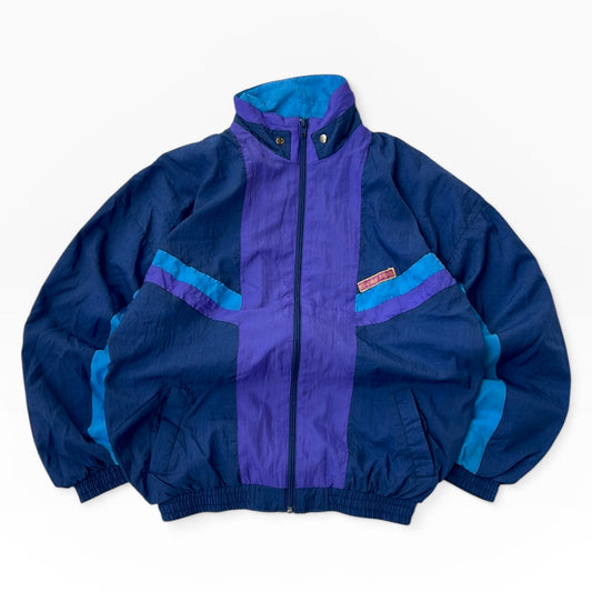 90s Colourful Full zip shell jacket