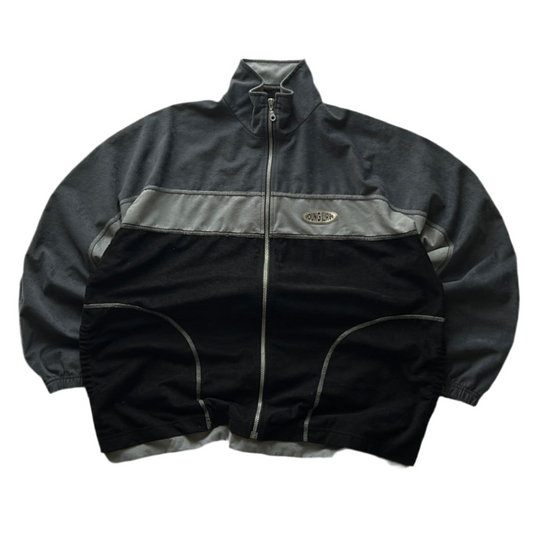 Vintage suede-textured nylon Jacket