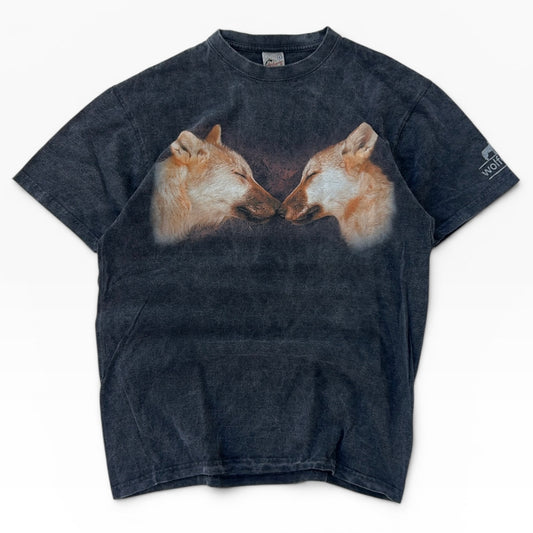 Dirty grey wolves graphic tee