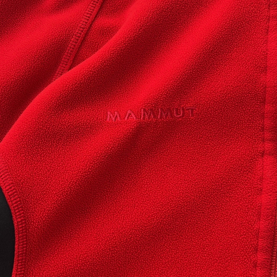 Mammut hot red full zip fleece