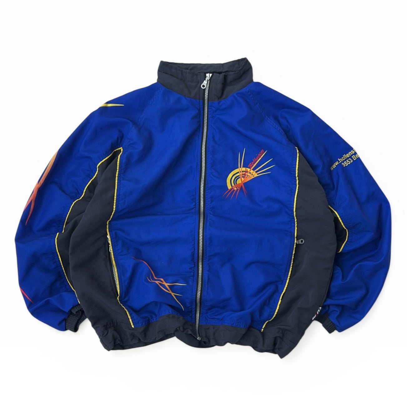 Vintage graphic adjustable shell jacket
