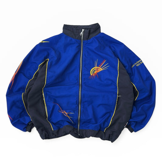 Vintage graphic adjustable shell jacket