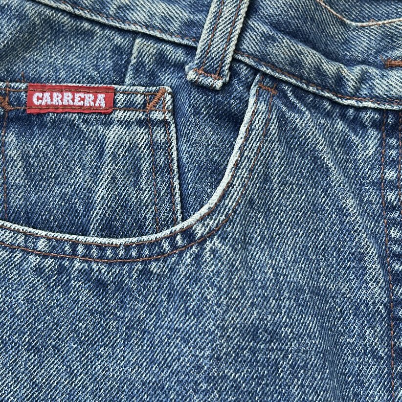 Carrera denim high waisted skirt