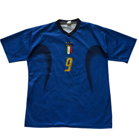 Vintage Italian Toni Soccer Jersey, Italy World Cup Soccer Jersey replica