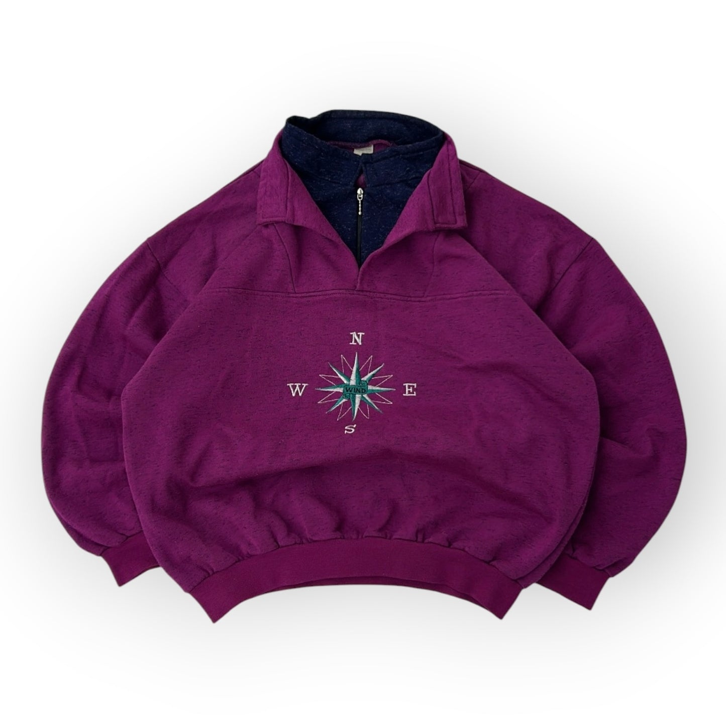 Graphic vintage 1/4 zip sweatshirt