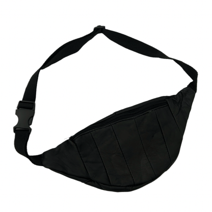 Vintage Leather Banana Bag