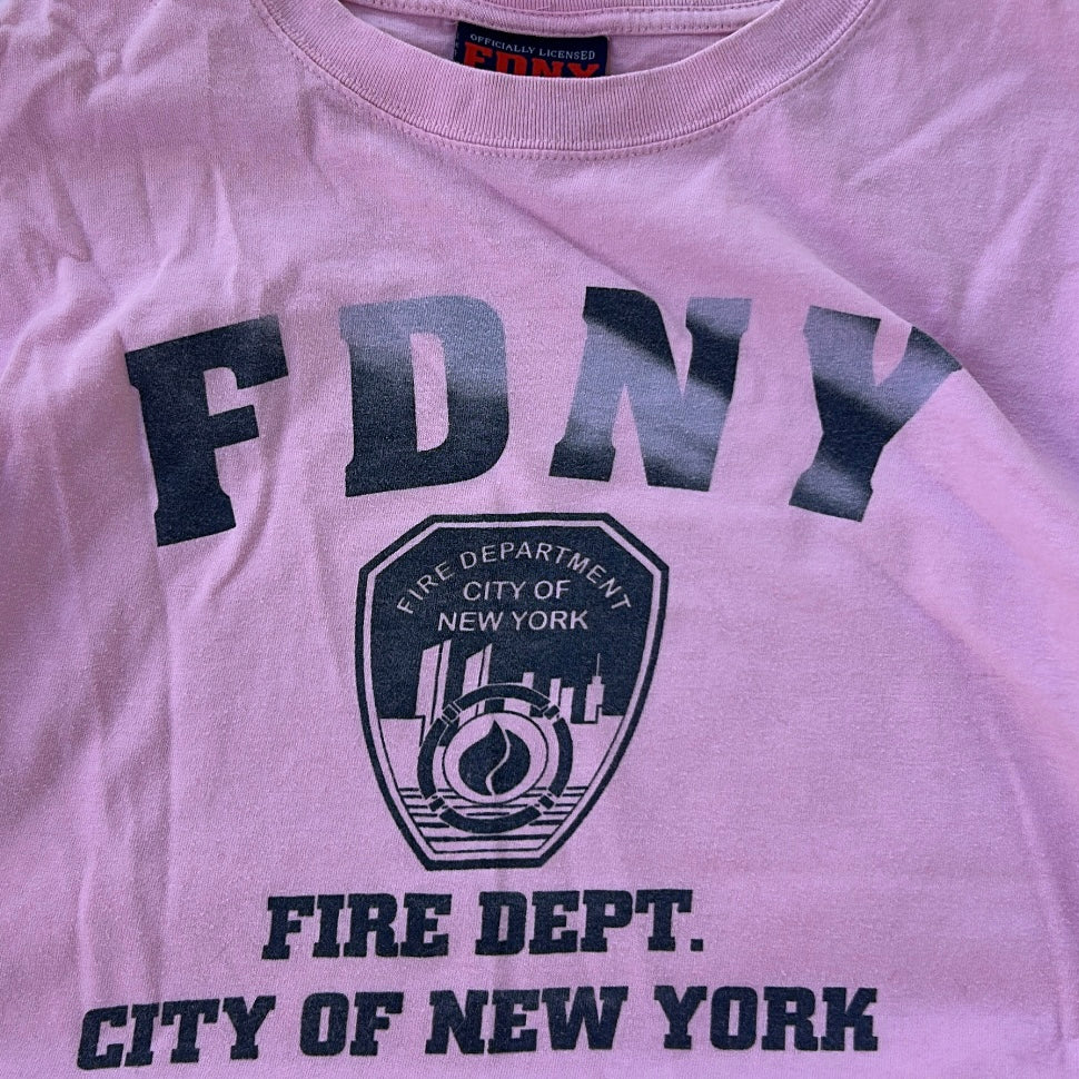 FDNY pink graphic tee