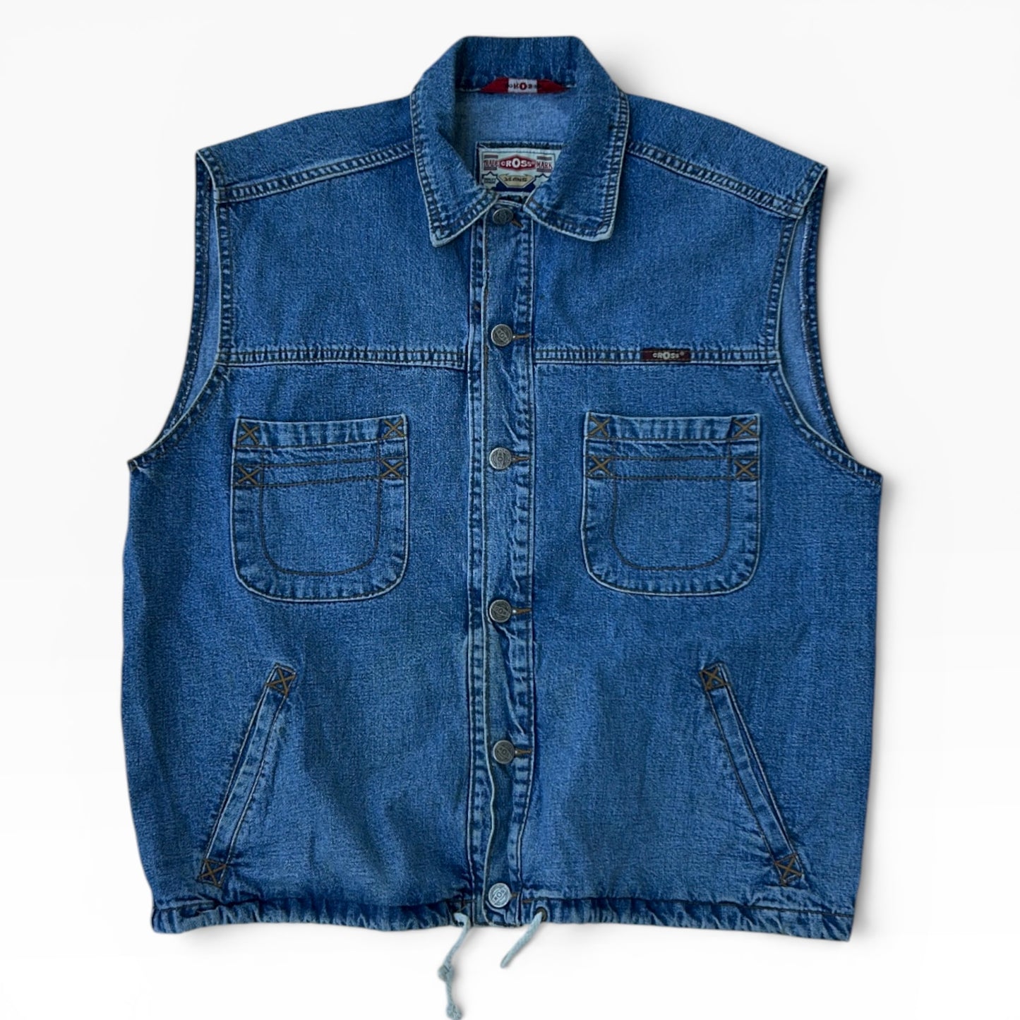 cROSs vintage vest denim jacket