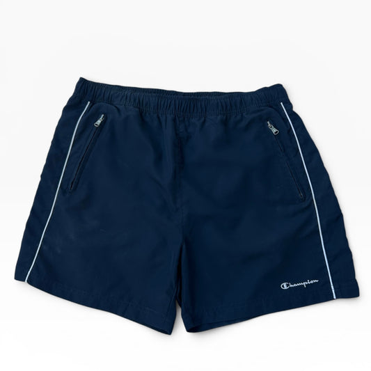 Champion navy adjustable track shorts