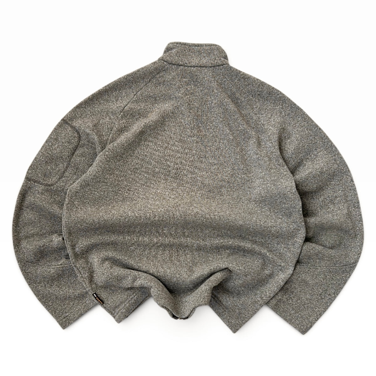 Jack Wolfskin grey full zip adjustable fleece