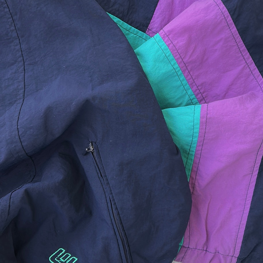 Wagner navy crazy shell jacket