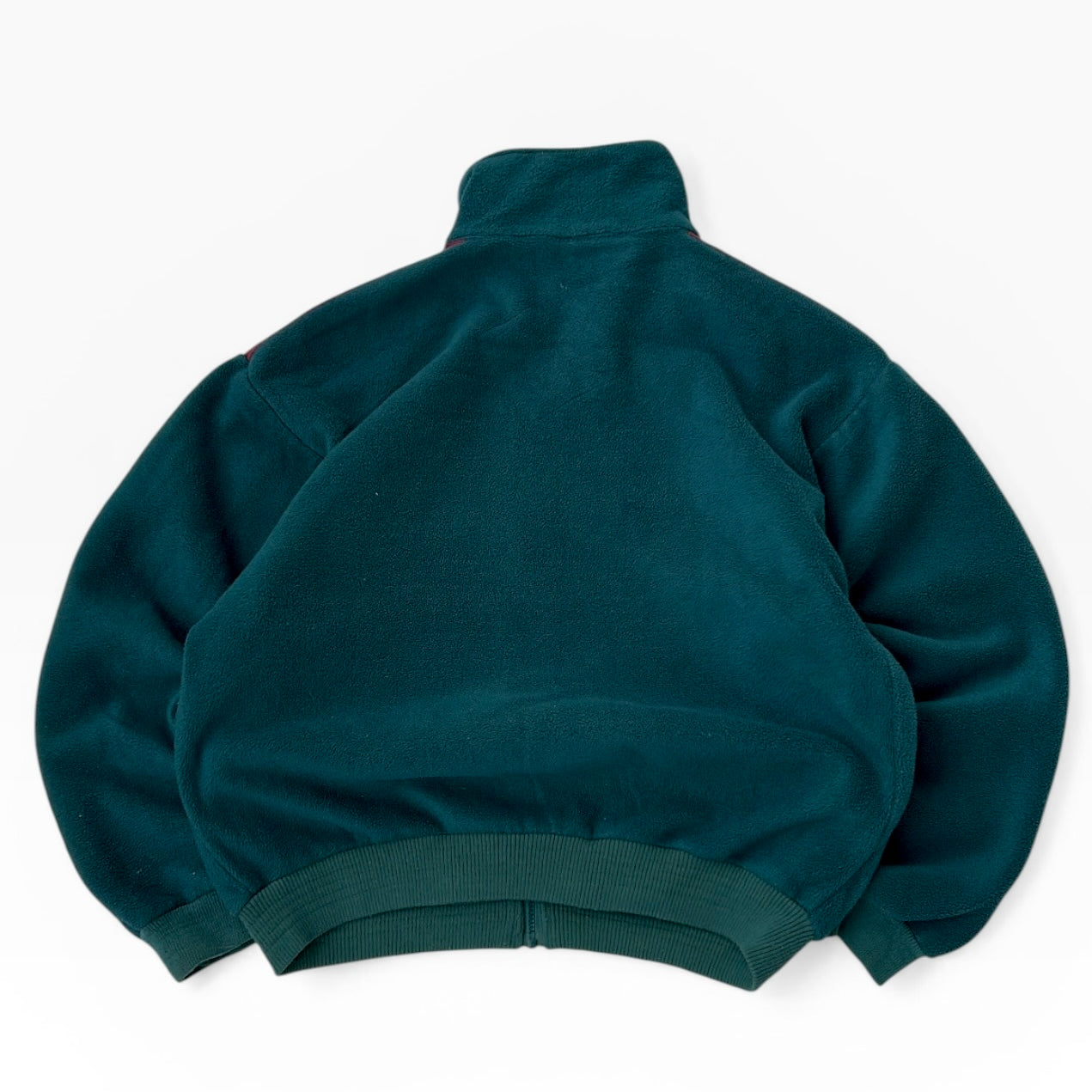 Lucky Luna forest green x burgundy fleece jacket