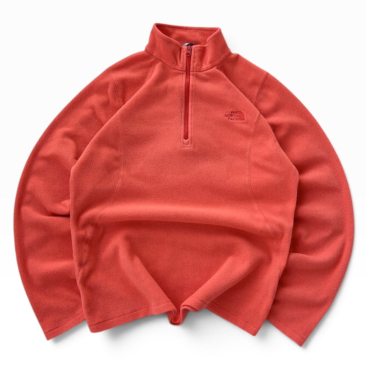 The North Face peachy 1/4 Zip fleece
