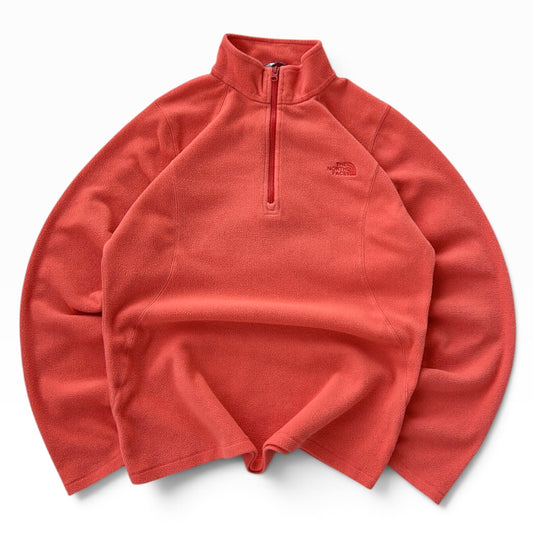 The North Face peachy 1/4 Zip fleece