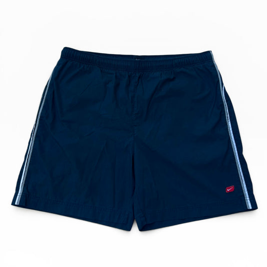 Nike navy track shorts