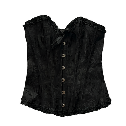 Black Back-Tie Corset