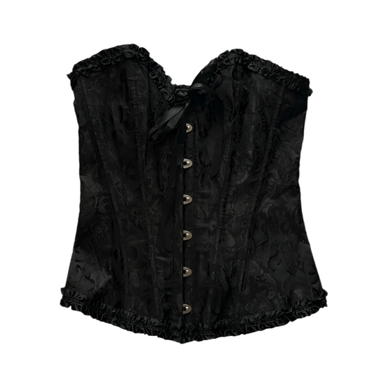 Black Back-Tie Corset