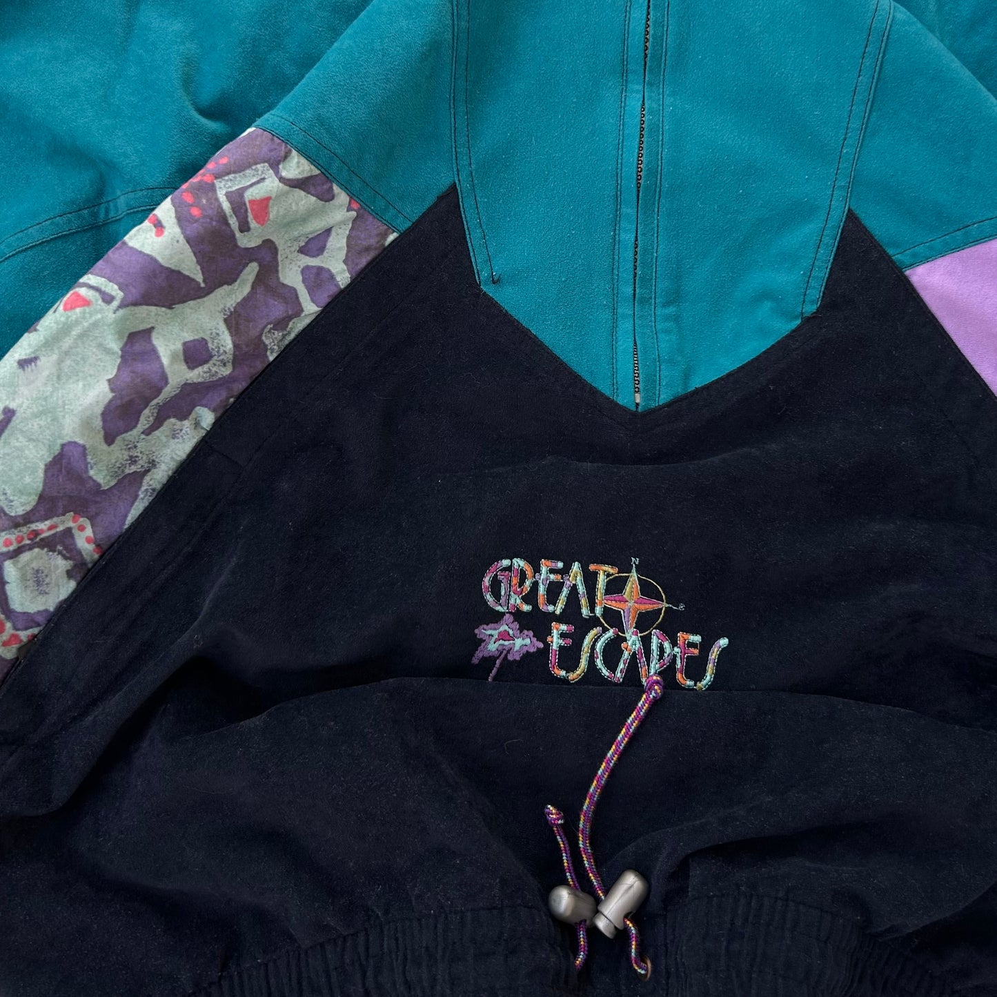 Great escapes 90s 1/4 zip overshirt