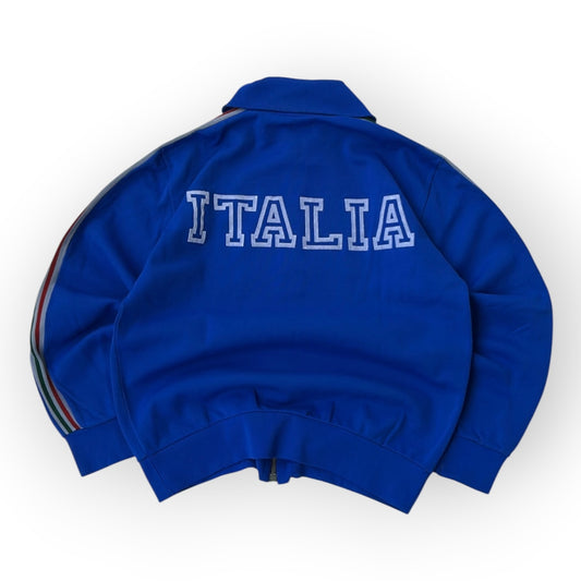 “ITALIA” blue full zip jacket