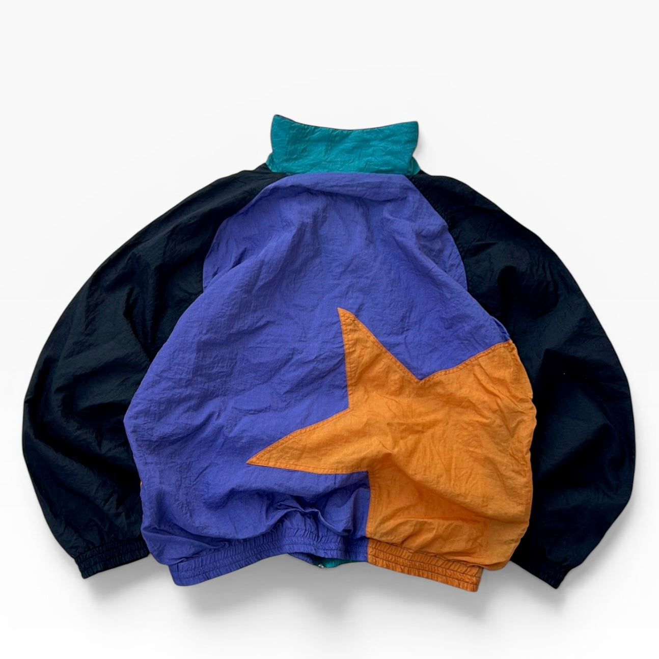 Vintage Colourfull Full zip shell jacket