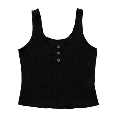 Button-Up Rib Top