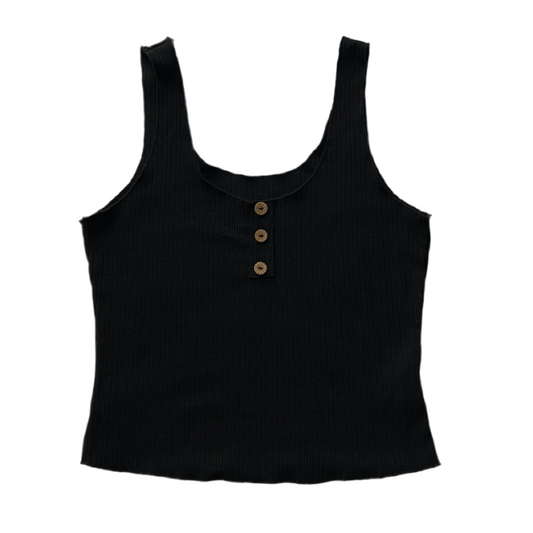 Button-Up Rib Top
