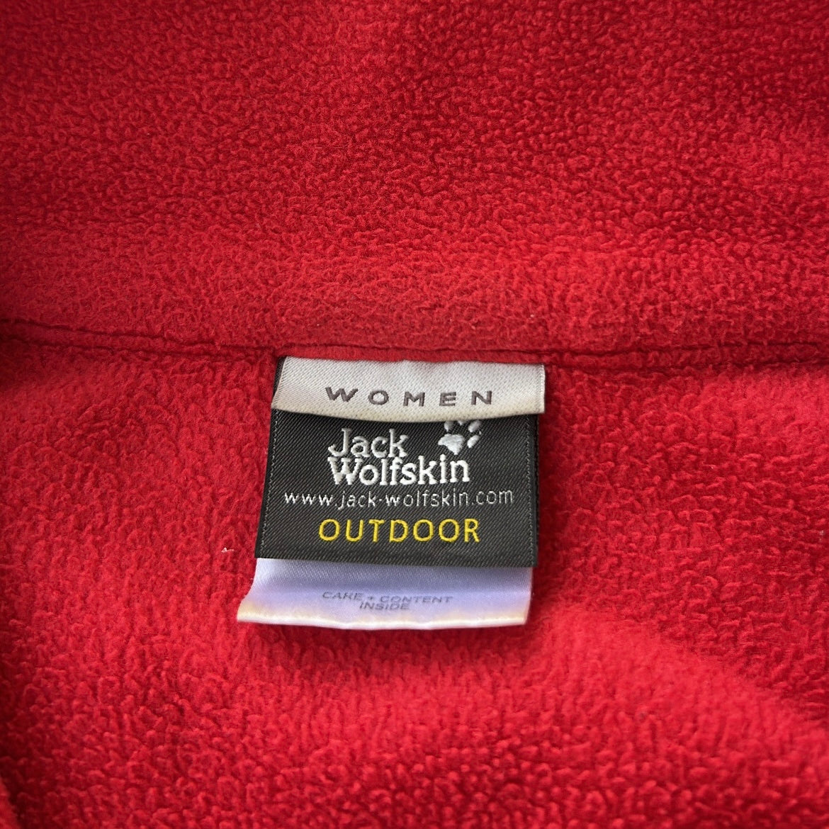Jack wholfskin hiking zip up adjustable fleece