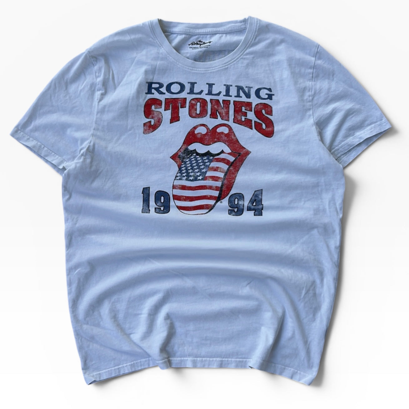 Rolling stones white tee